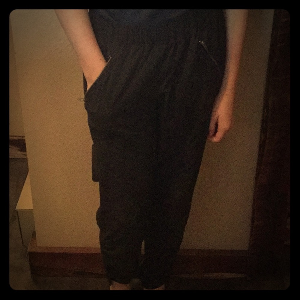 Black Athleta capris